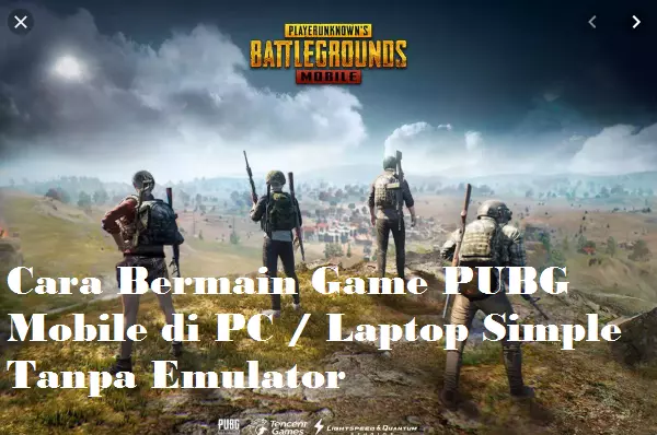 cara bermain pubg di pc