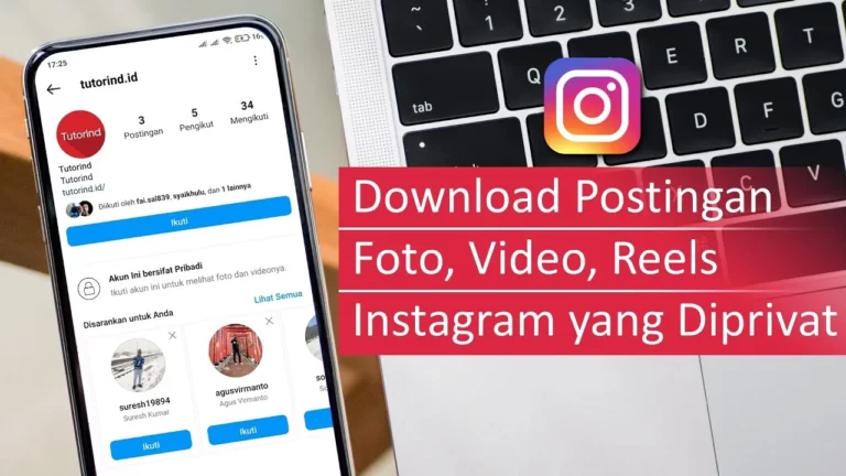 cara download foto video ig private