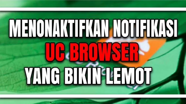 cara menghilangkan notifikasi berita uc news