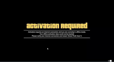 Activation required GTA 5