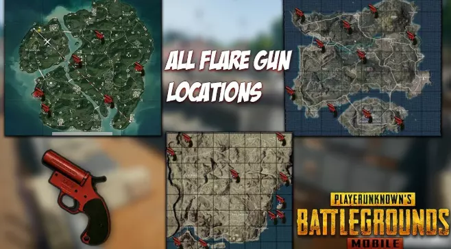 Lokasi Flare Gun di Erangel