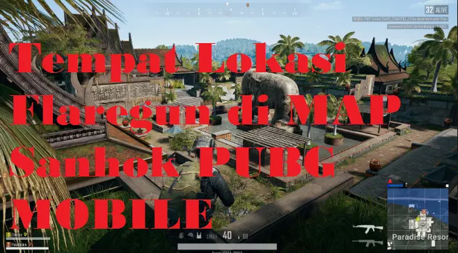 Lokasi Flare Gun di Sanhok
