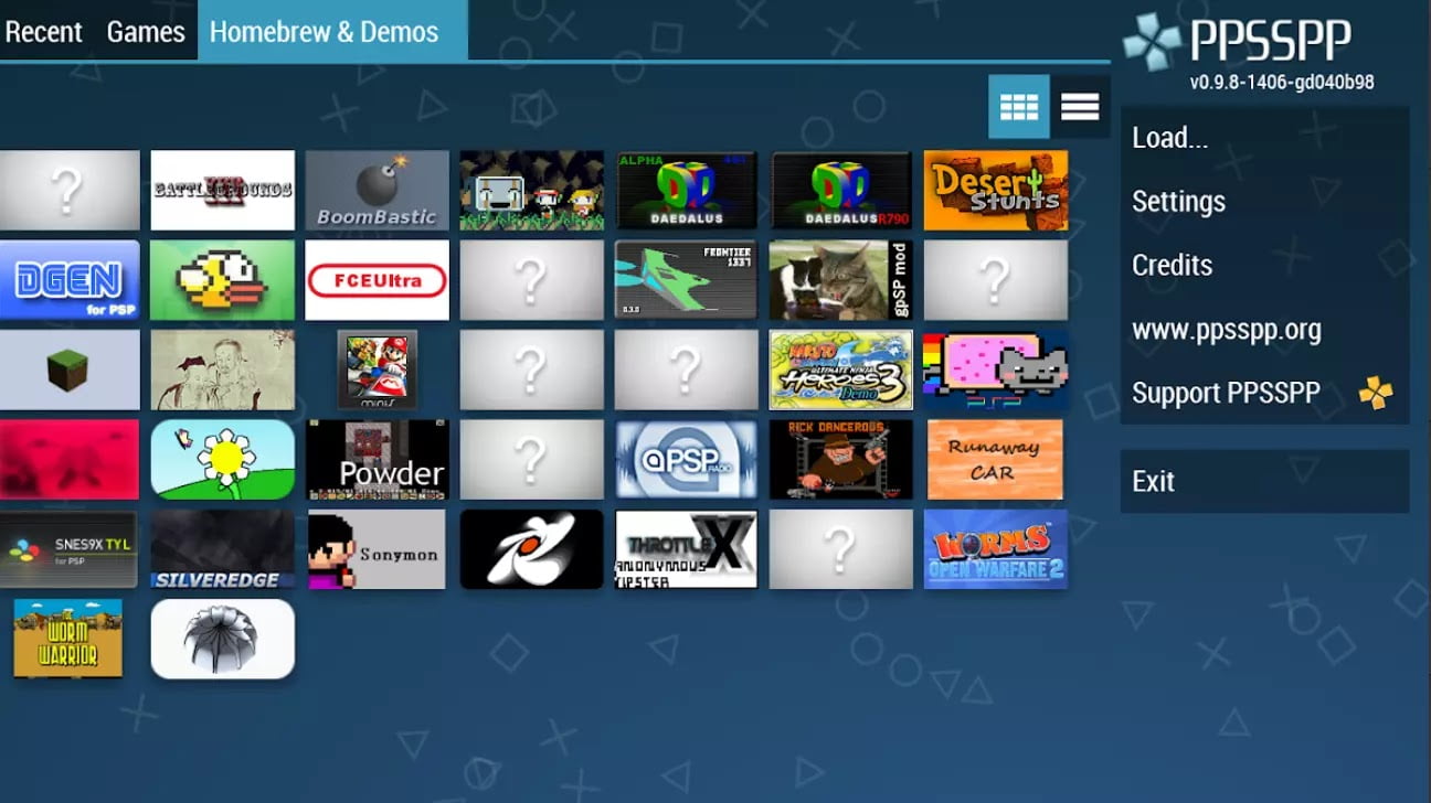 cara main game ps di hp