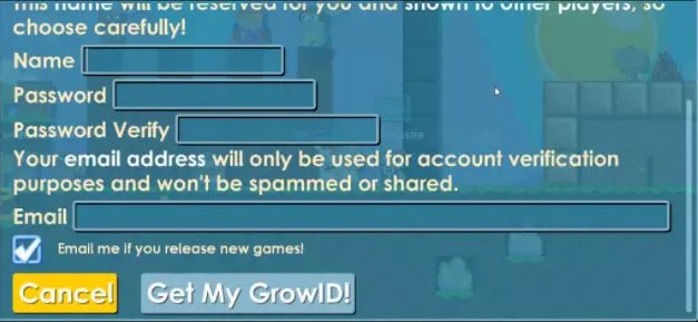 cara membuat akun growtopia