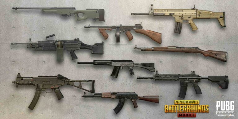 senjata pubg tersakit