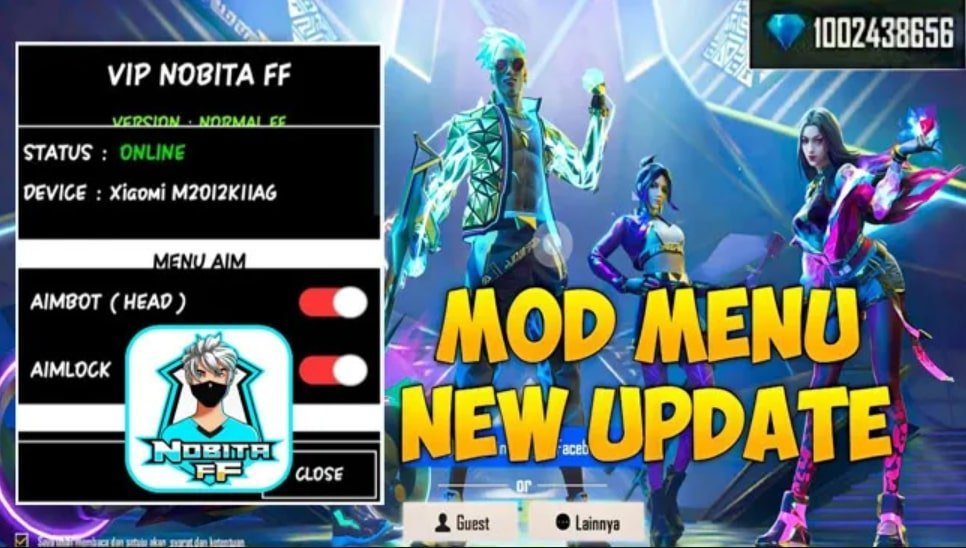 VIP Nobita FF mod Apk