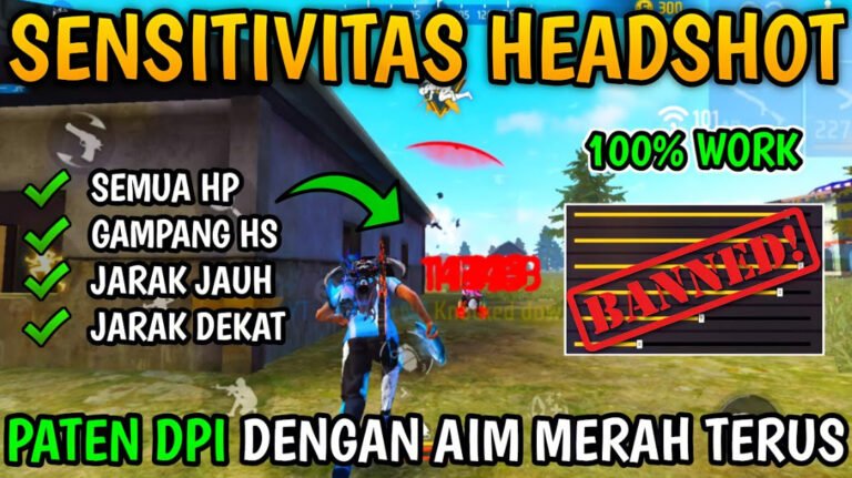 sensitivitas ff auto headshot