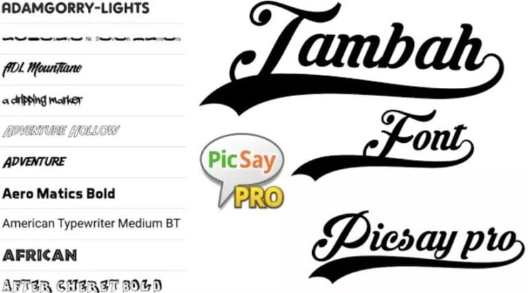 Download Font Picsay Pro