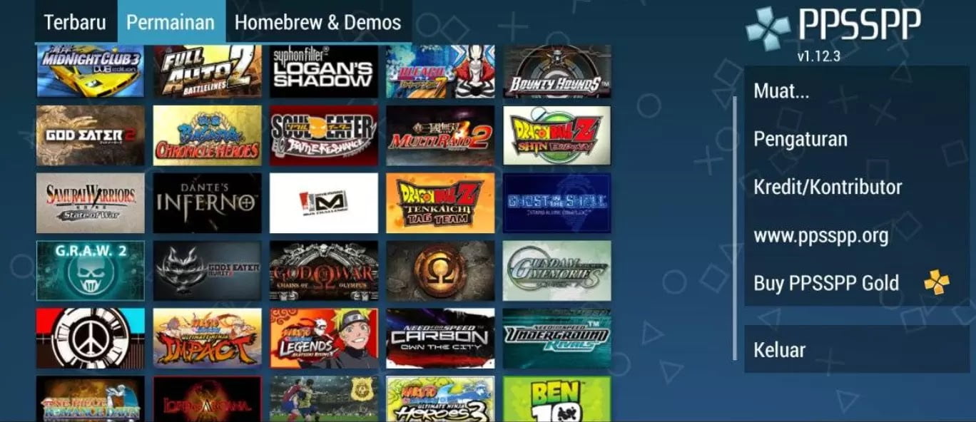 Game PPSSPP Anime
