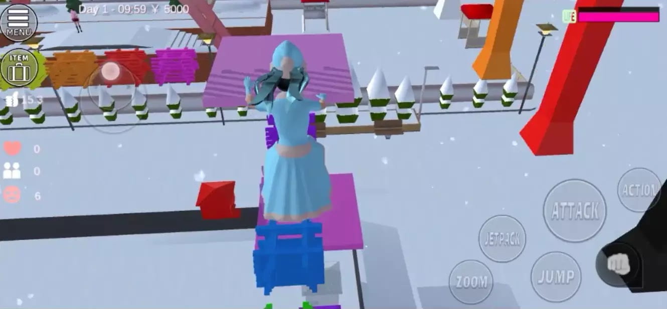 ID Sakura School Simulator Parkour