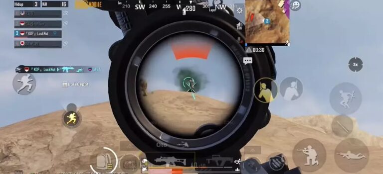 Sensitivitas PUBG No Gyro