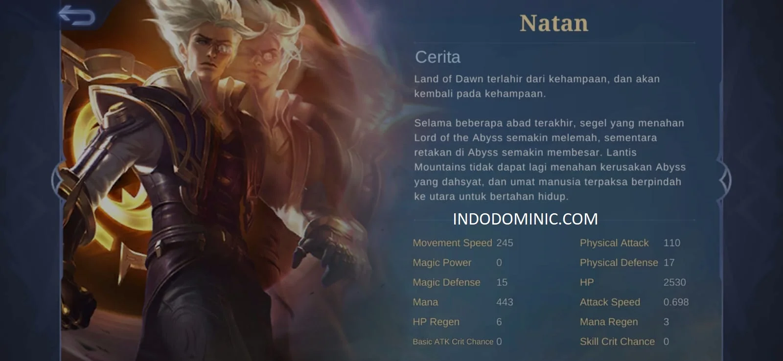 build natan tersakit