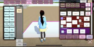 Membuat Lantai Sakura School Simulator