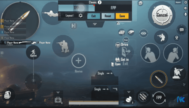 layout pubg 4 jari