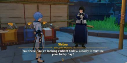 Membeli Crystal Chunk di NPC Shitou Membeli Crystal Chunk di NPC Shitou
