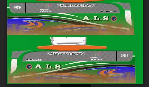 Livery Bussid ASL Kotor Livery Bussid ASL Kotor