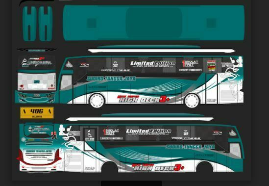 Livery Bussid STJ XHD Livery Bussid STJ XHD