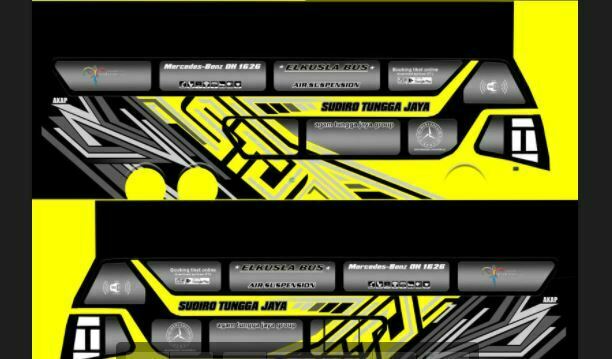 Livery Bussid Double Decker STJ Yellow Livery Bussid Double Decker STJ Yellow