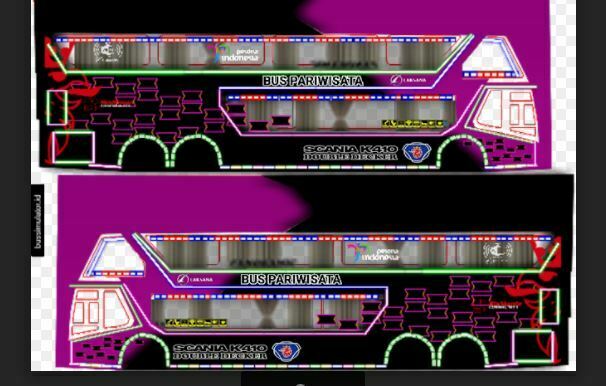 Livery Bussid Double Decker Full Strobo Livery Bussid Double Decker Full Strobo