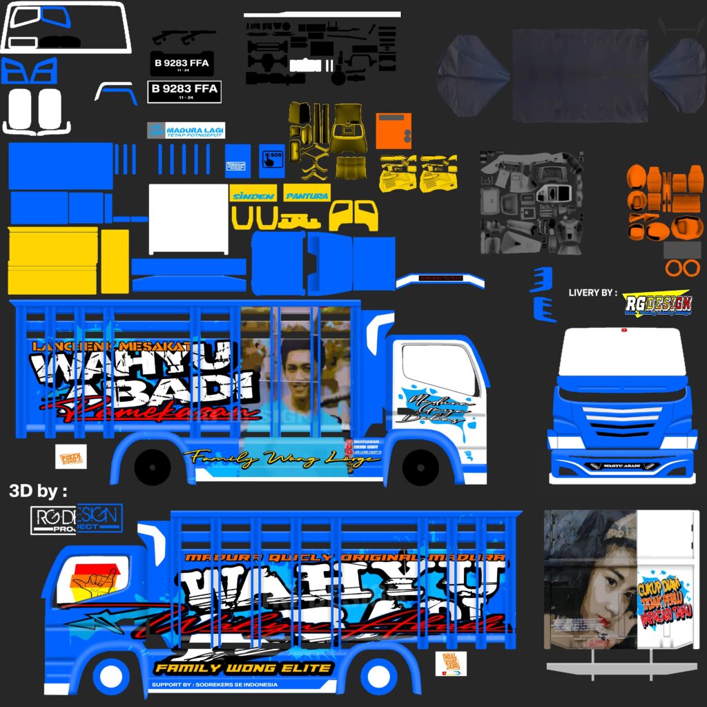Livery wahyu abadI fam8os by RGDESIGN.