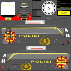 Livery Yudistira HD Polisi