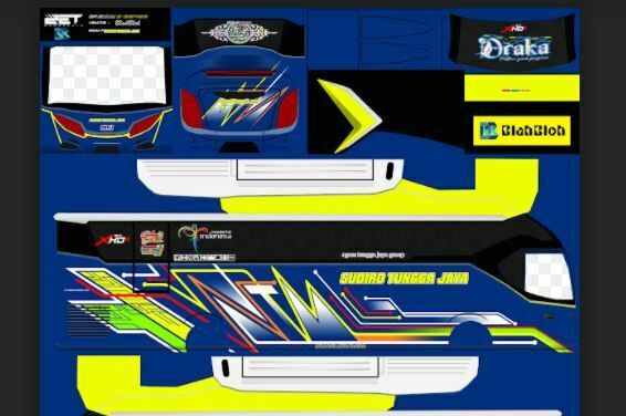 Livery Bussid Arjuna Racing