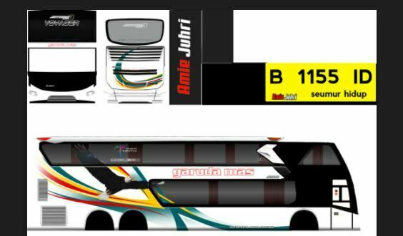 Livery Bussid Arjuna XHD Garuda Mas