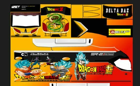 Livery Bussid Arjuna XHD Anime Dragon Ball