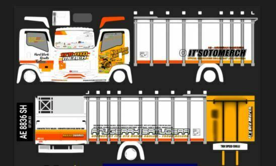 Livery Bussid Truck Canter Polosan Livery Bussid Truck Canter Polosan