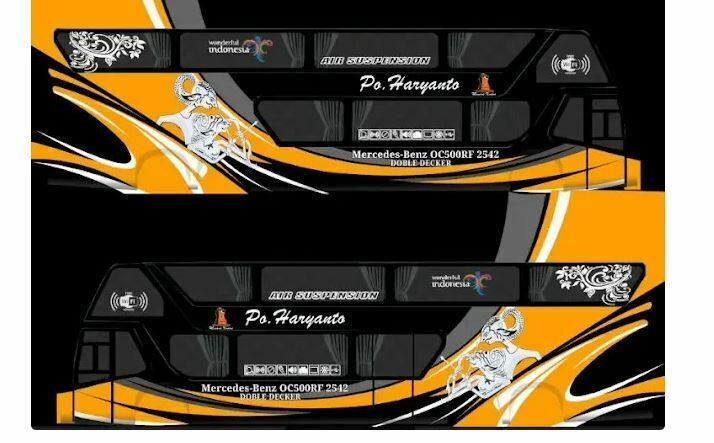 Livery Bussid PO Haryanto Double Decker