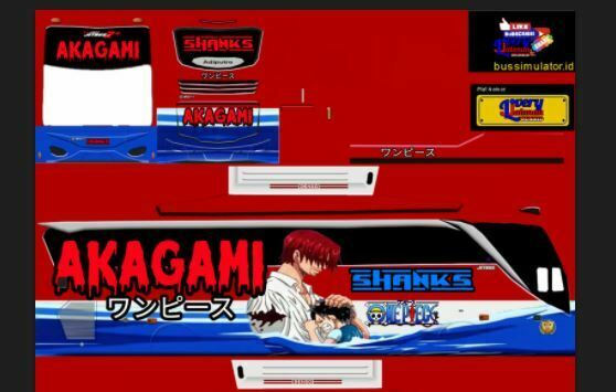Livery Bussid Yudistira HD Anime