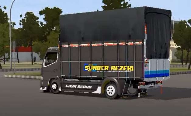 Mod Bussid Truck Canter Cabe Full Strobo