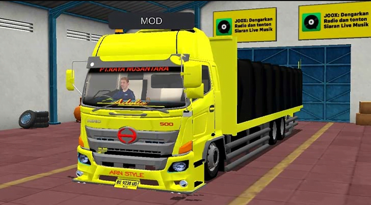 Mod Bussid Truck Hino 500 Muatan Berat
