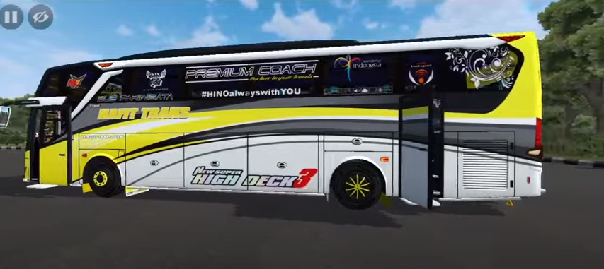 Mod Bussid Bus Full Strobo dan LED