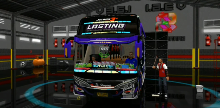 Mod Bussid Bus Full Lampu Strobo dan Aksesoris