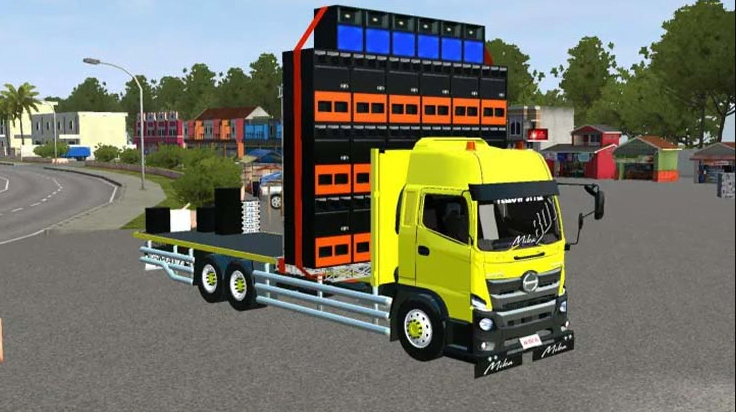 Mod Bussid Truck Hino 500 Muatan Berat