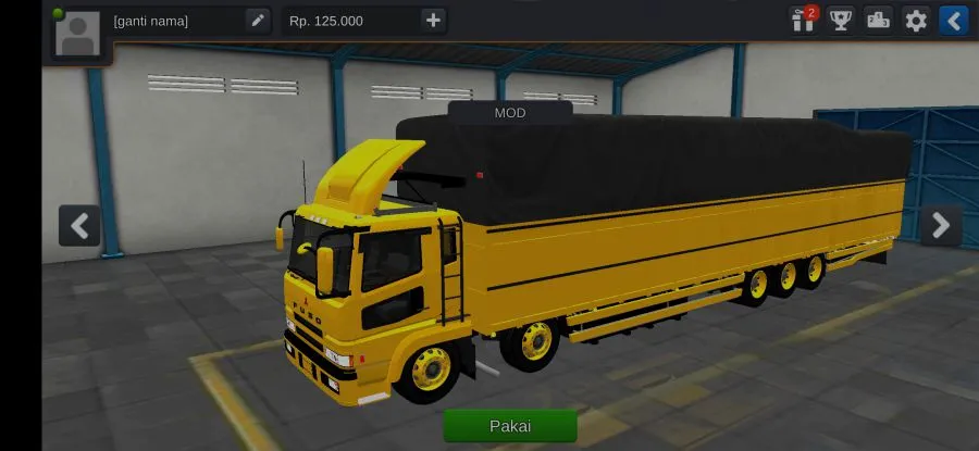 mod bussid truck fuso tribal full muatan