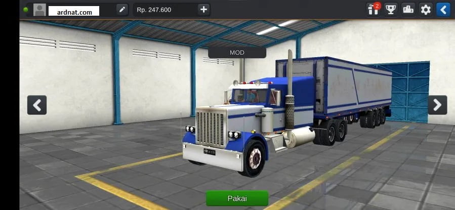 mod bussid truck trailer kontainer