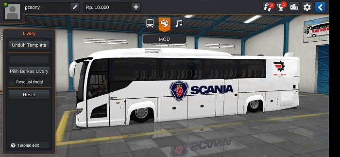Bus Scania Ceper