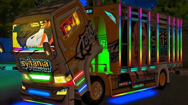 Mod Bussid Truk Oleng Full Lampu