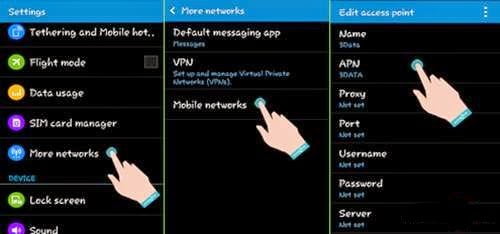 Cara Setting APN Tri di HP Android