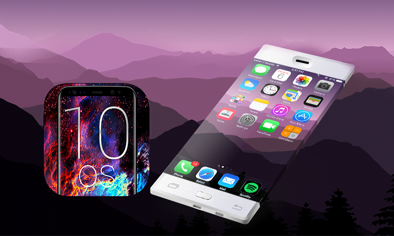 iLauncher10 – OS10 Style Theme Free
