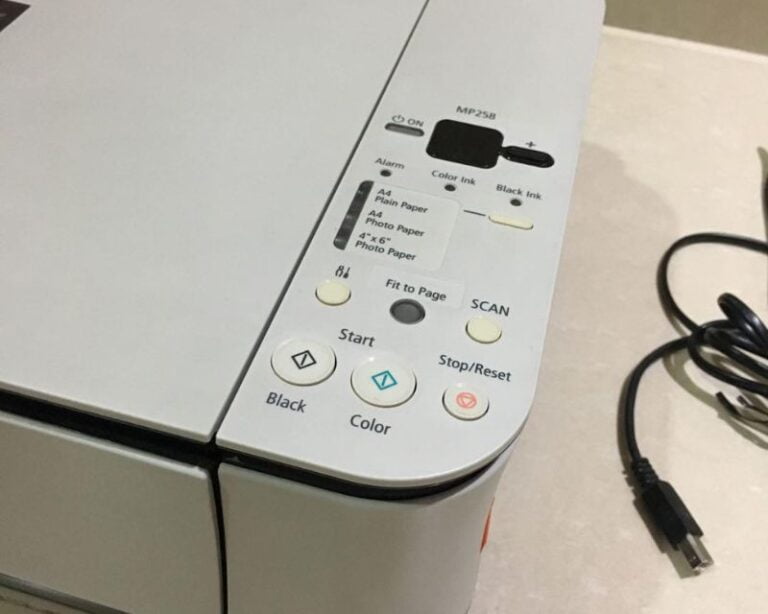 Resetter Canon MP258
