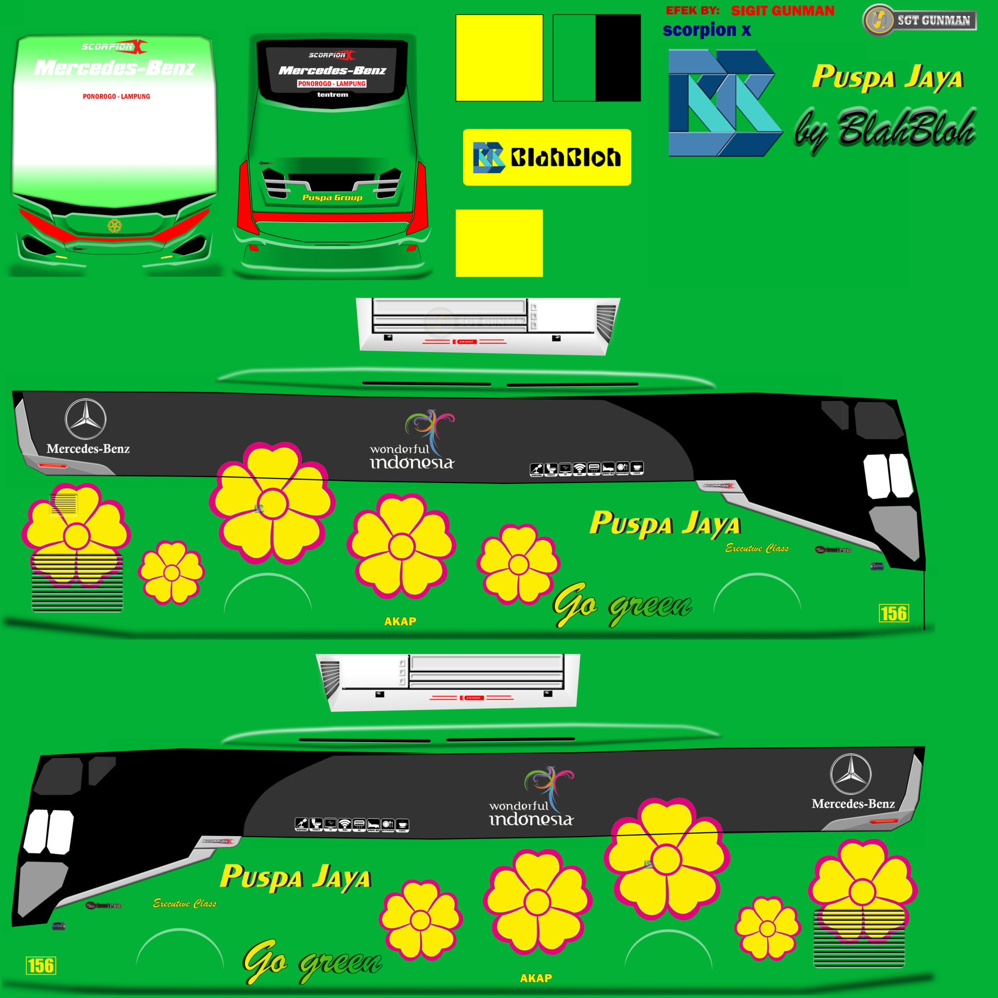 10+ Download Livery Bussid Puspa Jaya