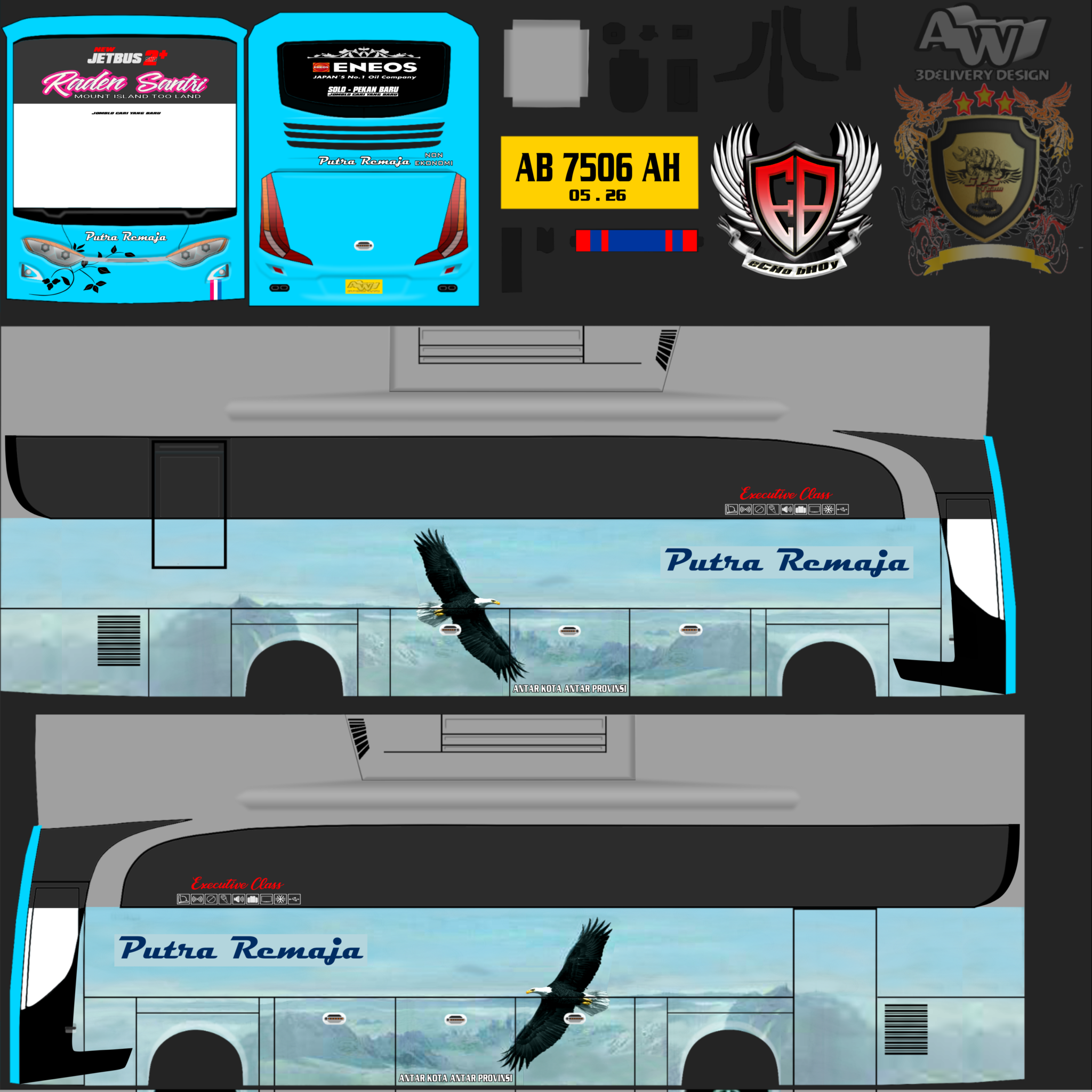 10+ Download Livery Bussid Putra Remaja