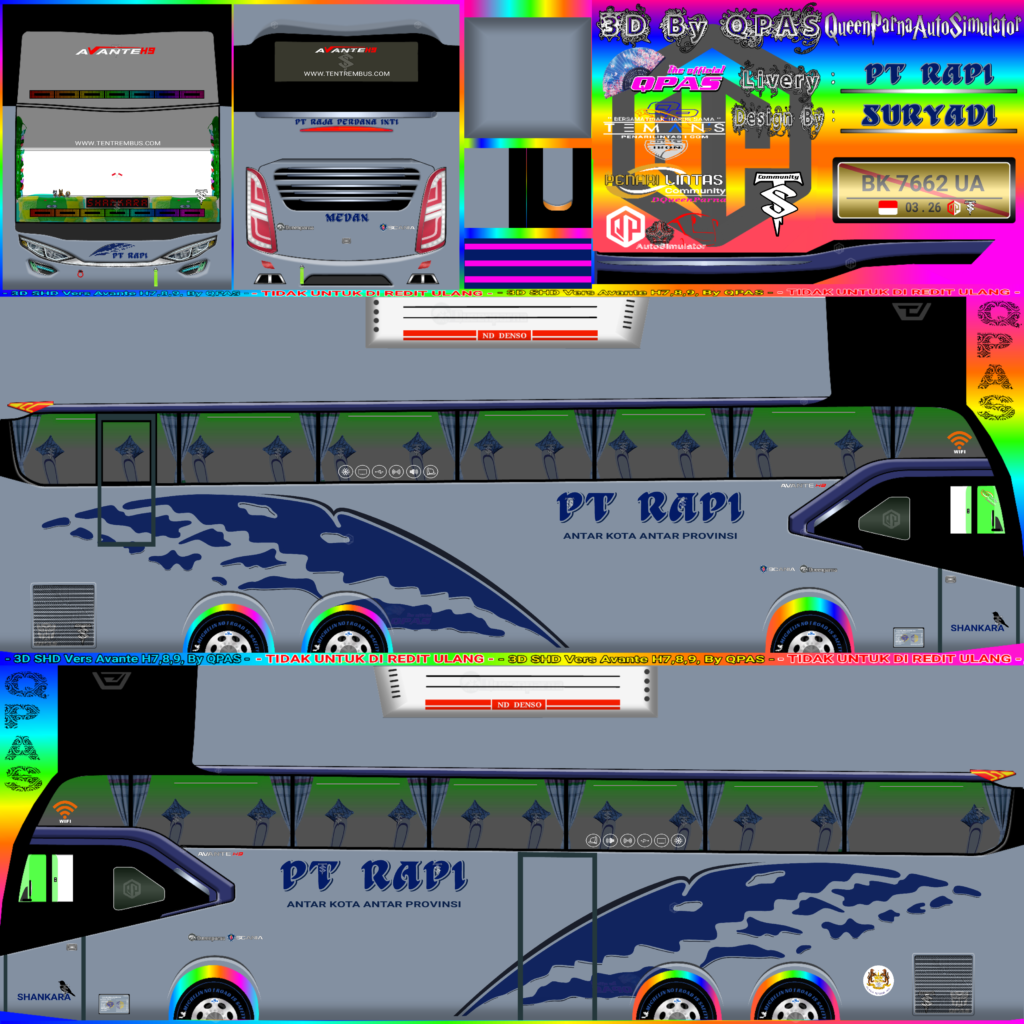10+ Download Livery Bussid PT Rapi