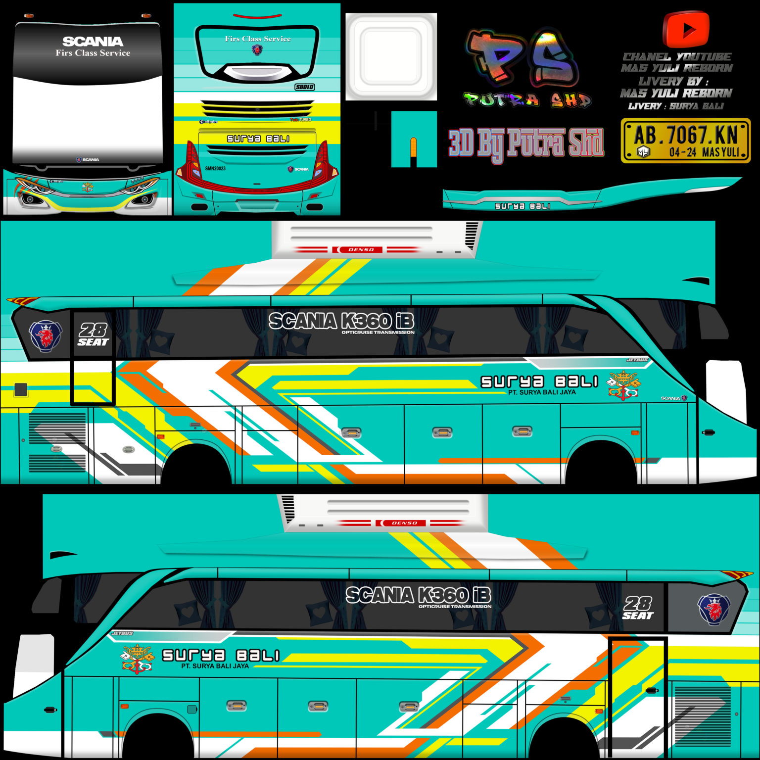 10+ Download Livery Bussid Surya Bali