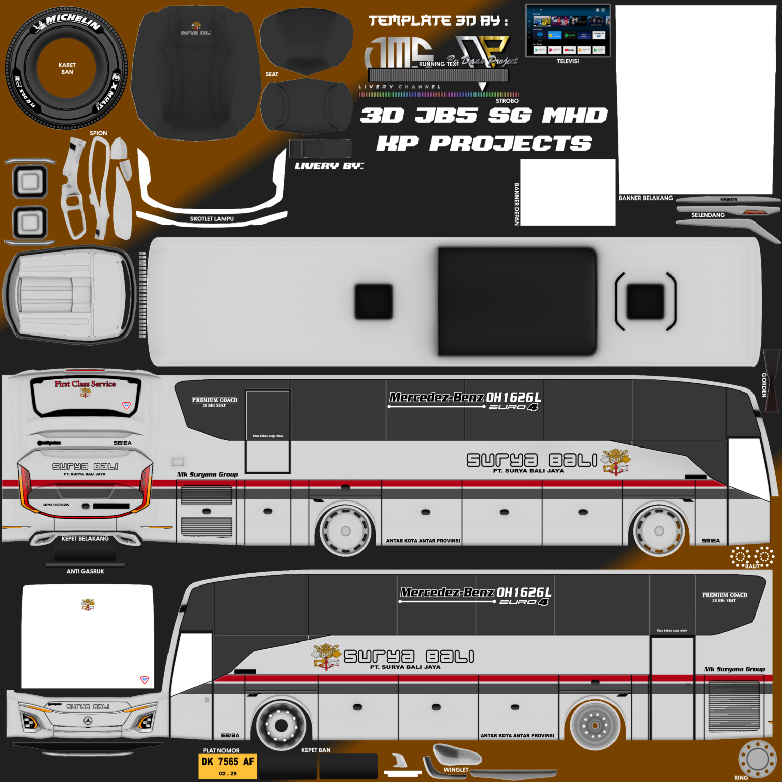 10+ Download Livery Bussid Surya Bali