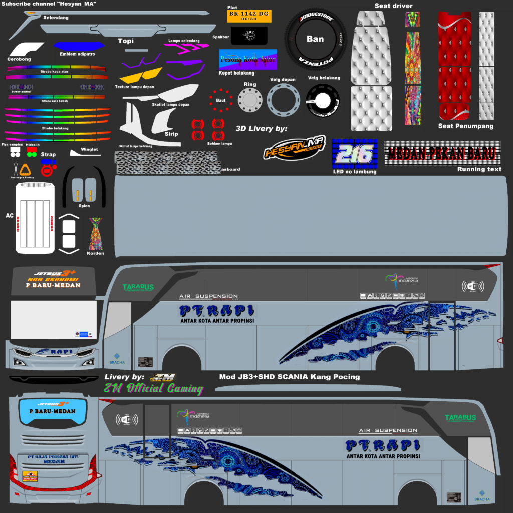 10+ Download Livery Bussid PT Rapi
