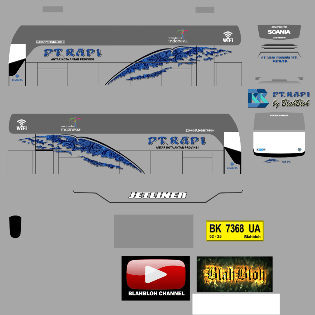 10+ Download Livery Bussid PT Rapi